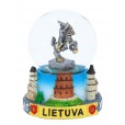 Sniego rutulys Lietuva su Vyčiu ir Lietuvos miestais